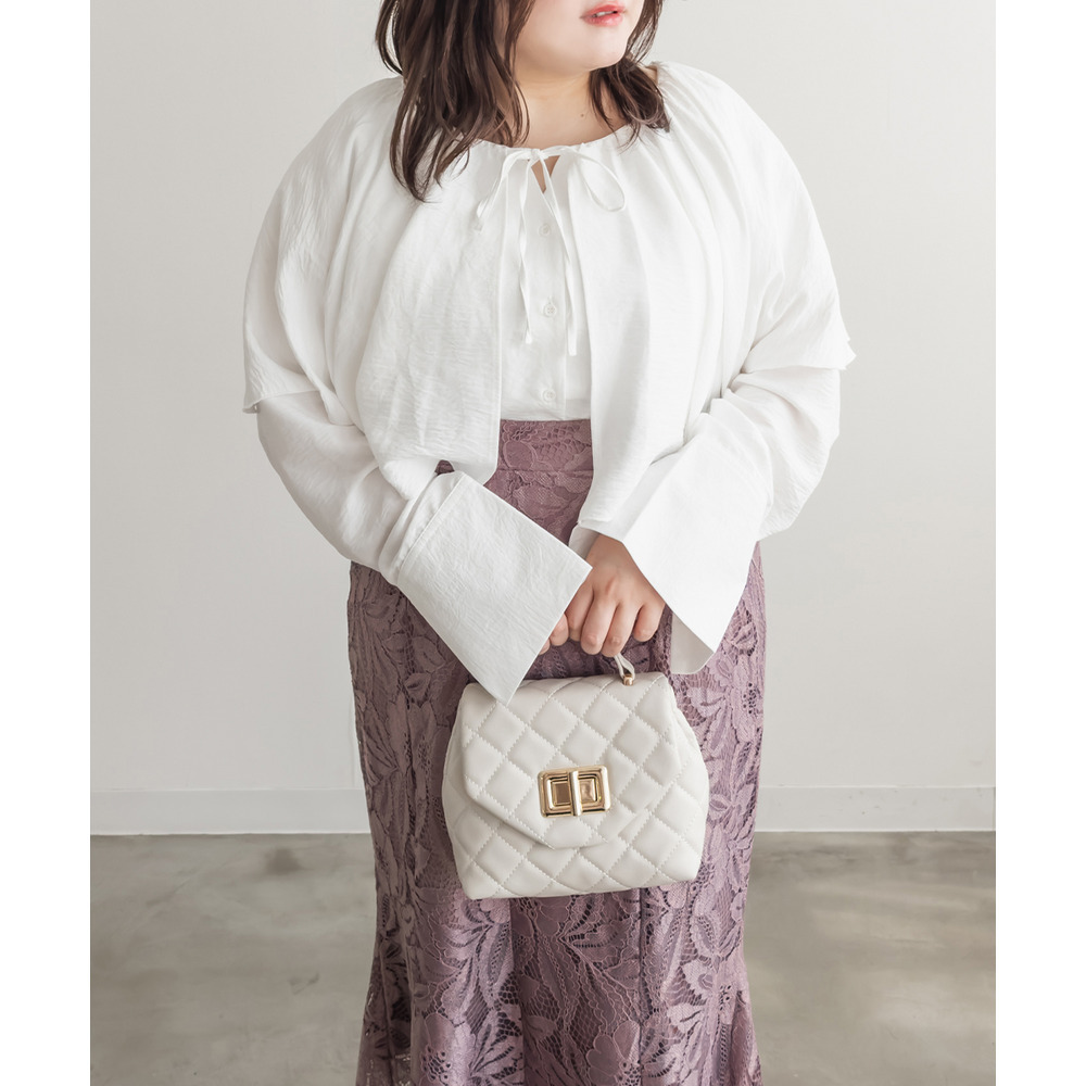 フリルカラーブラウス4