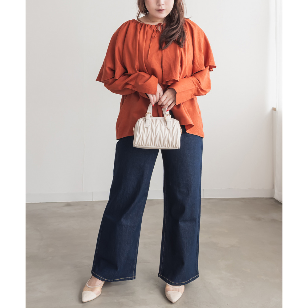 フリルカラーブラウス7