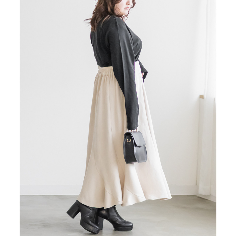 クロスネックリブプルオーバー4