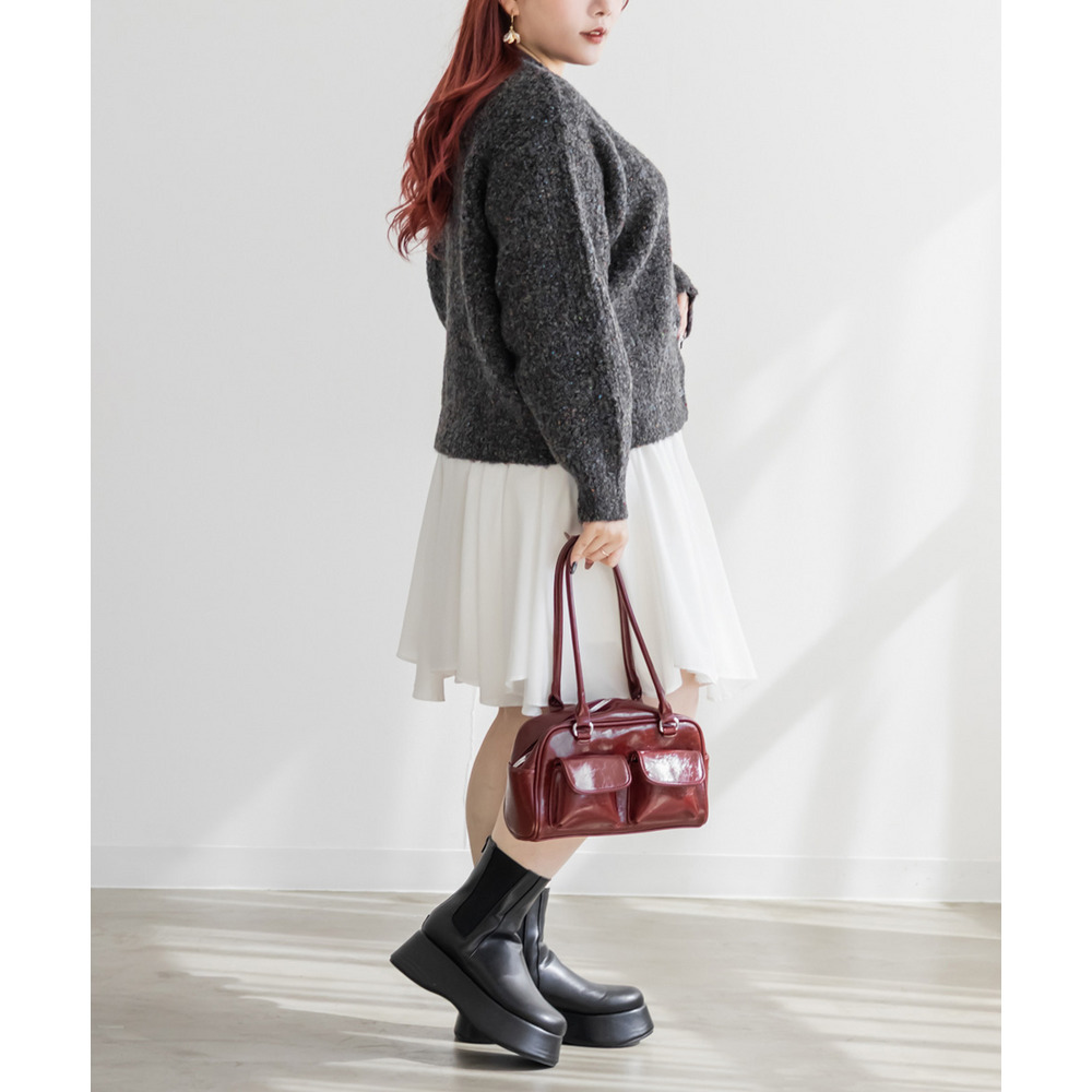 メランジニットカーディガン10