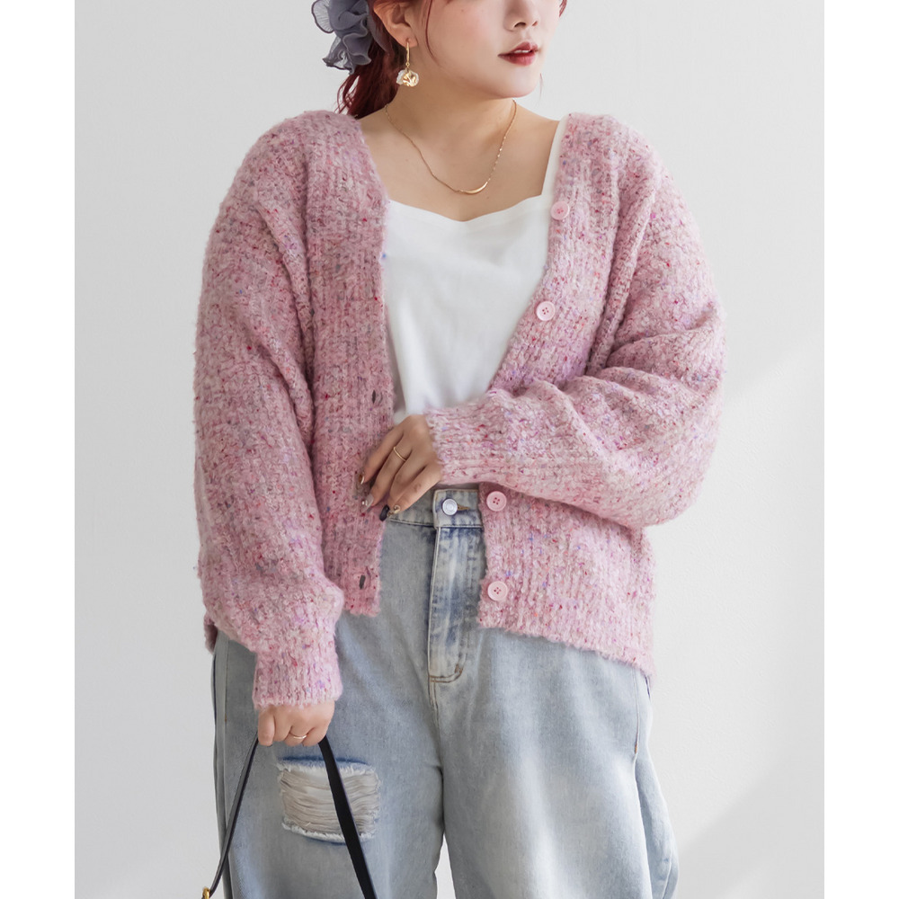 メランジニットカーディガン11