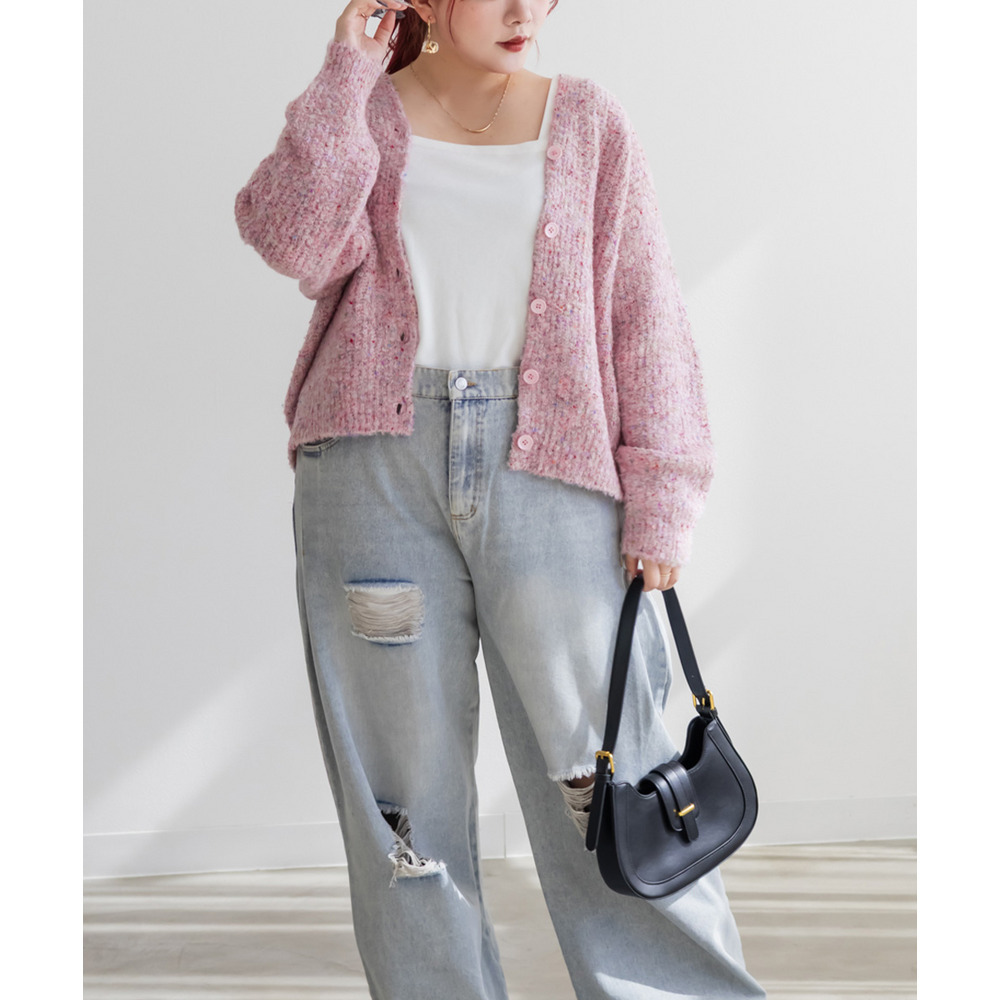 メランジニットカーディガン12