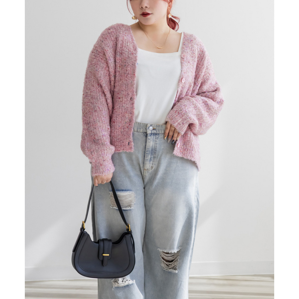 メランジニットカーディガン13