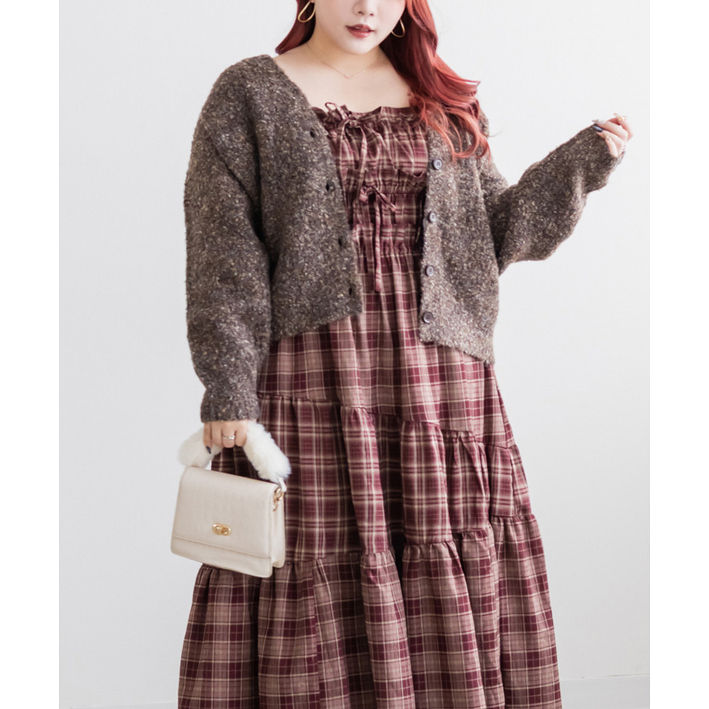 メランジニットカーディガン3