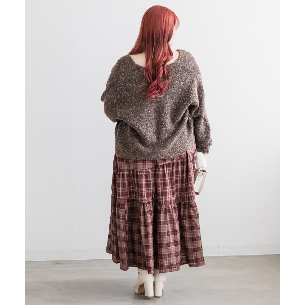 メランジニットカーディガン4