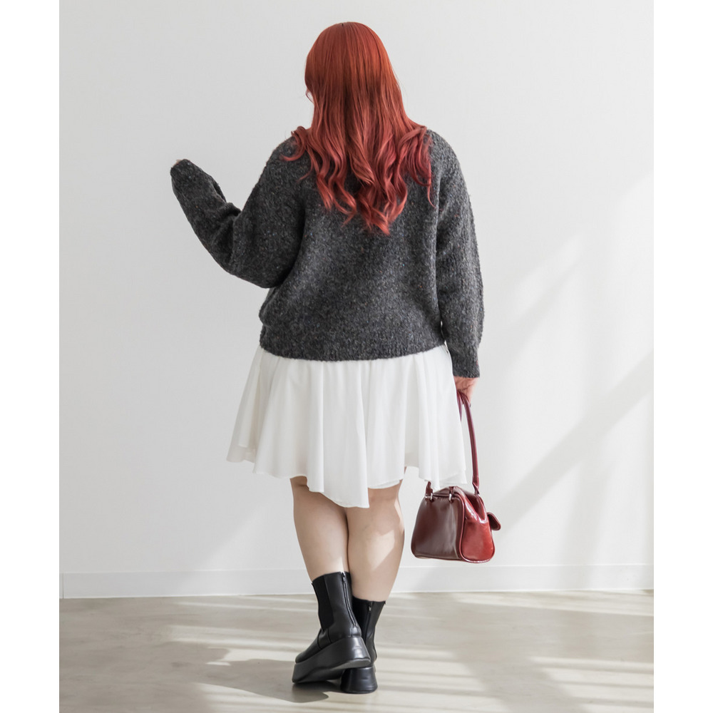 メランジニットカーディガン9