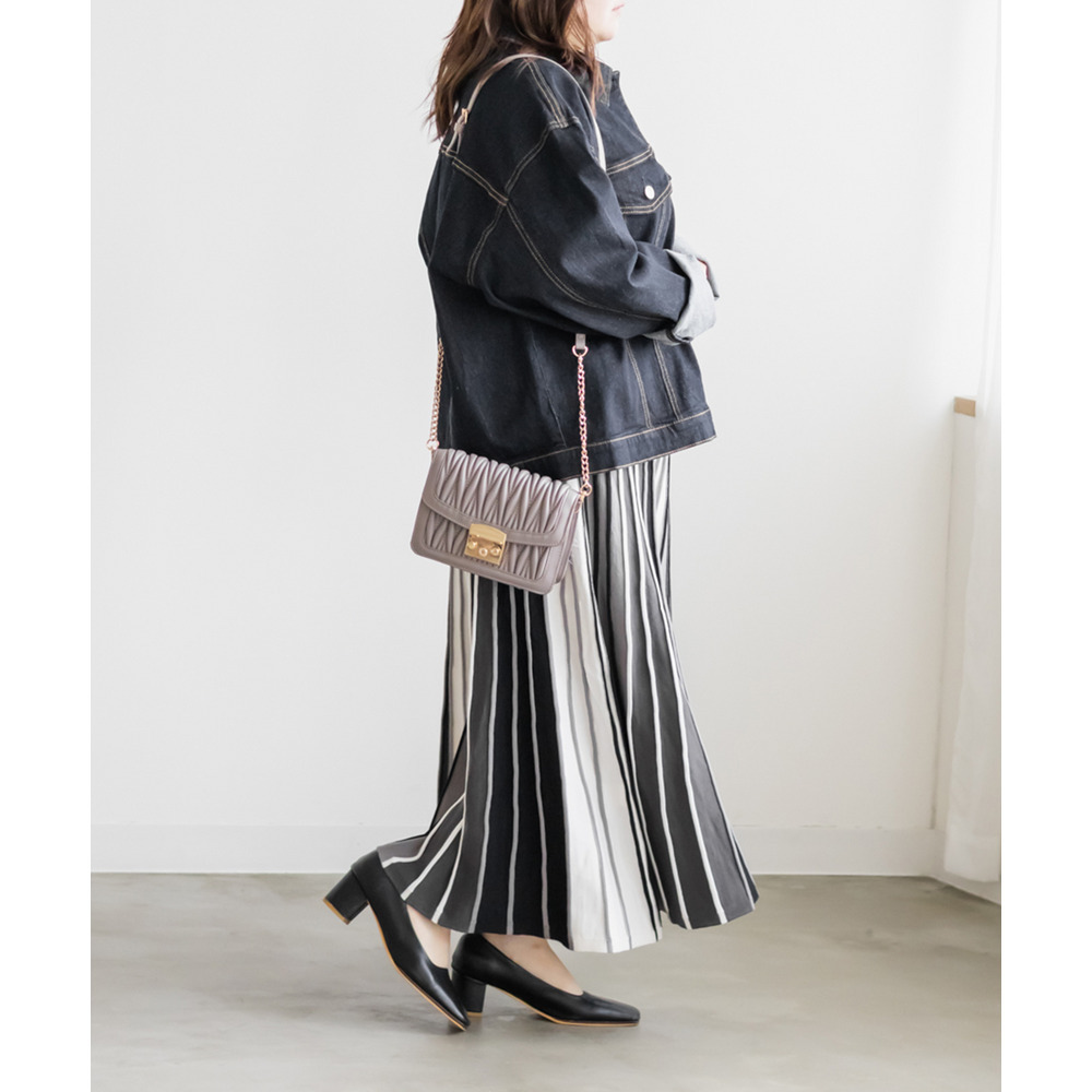 マルチカラーニットスカート6