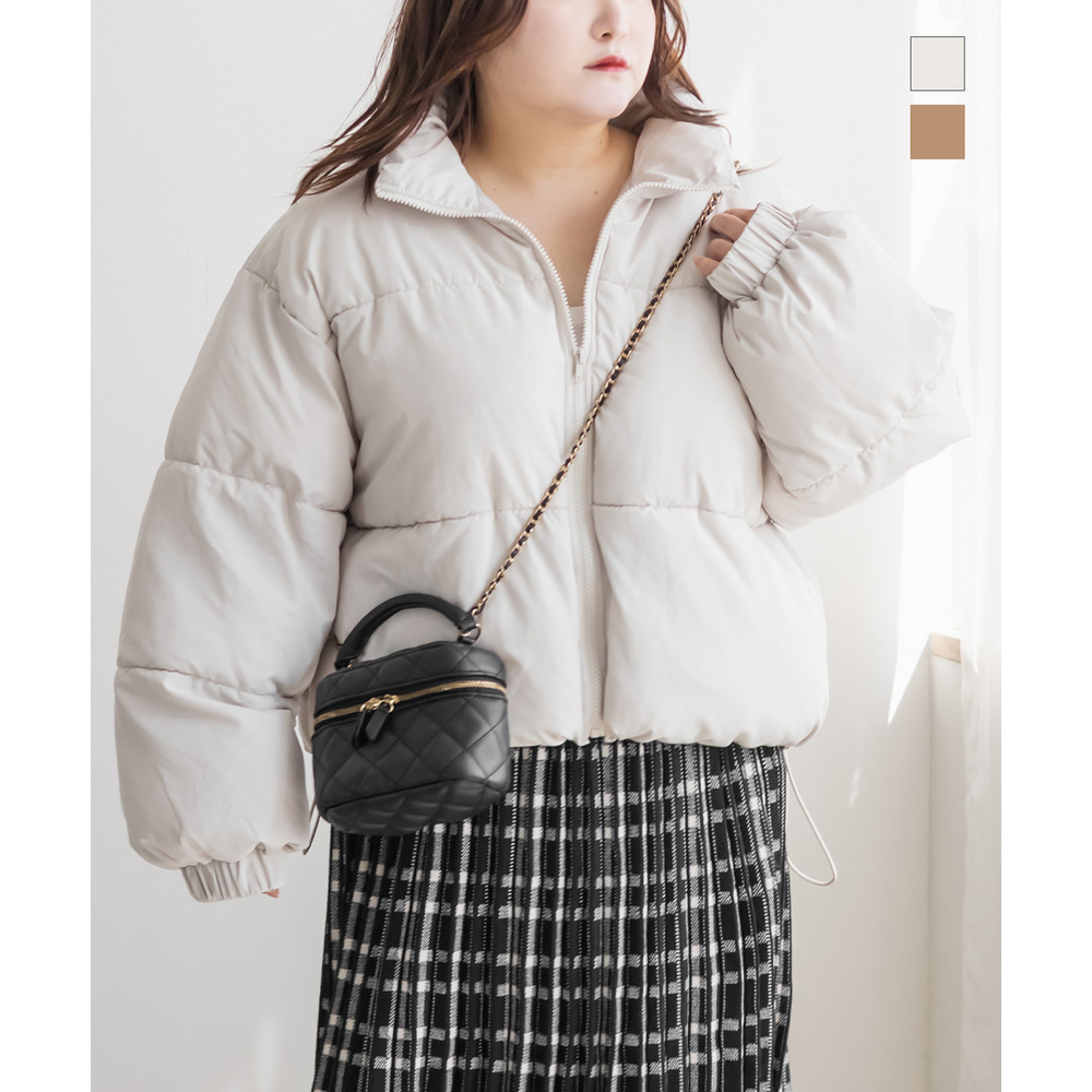 中綿ショートコート1