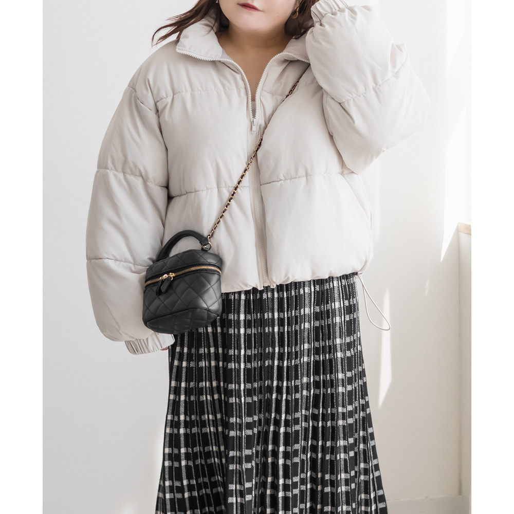 中綿ショートコート1