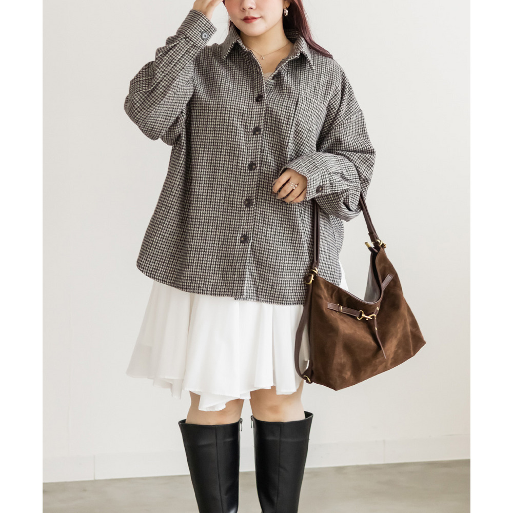 ガンクラブチェックシャツジャケット8