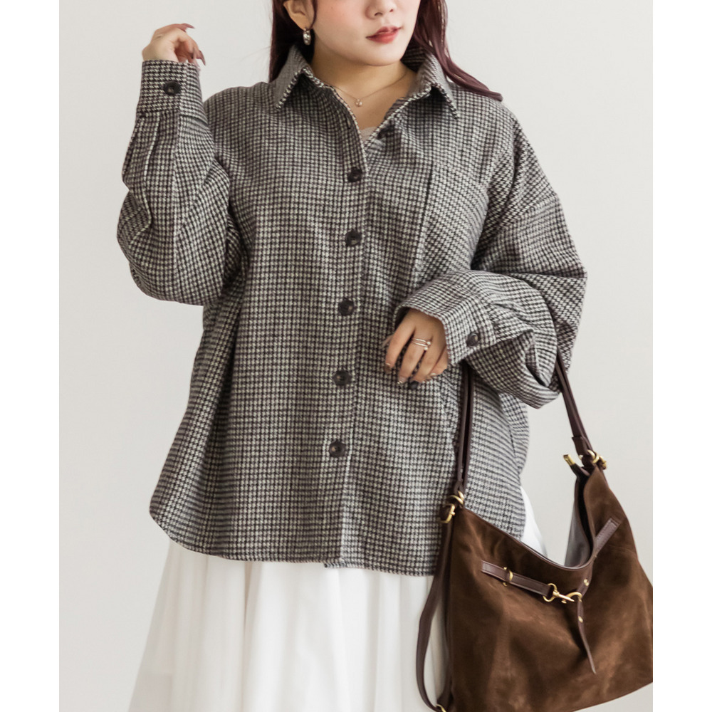 ガンクラブチェックシャツジャケット1