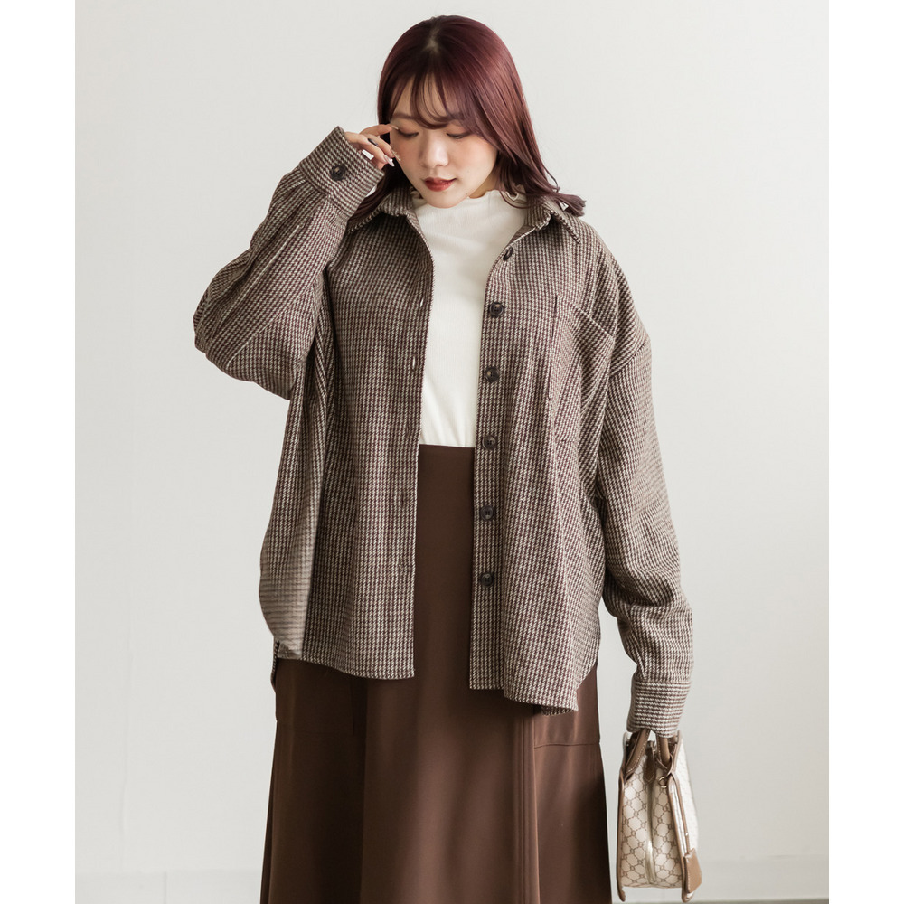 ガンクラブチェックシャツジャケット1