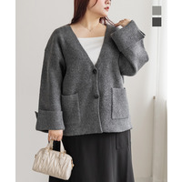 ワイドスリーブニットコーディガン