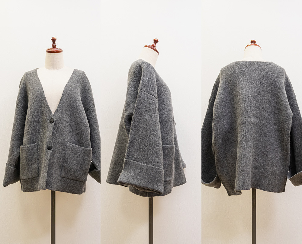 ワイドスリーブニットコーディガン10