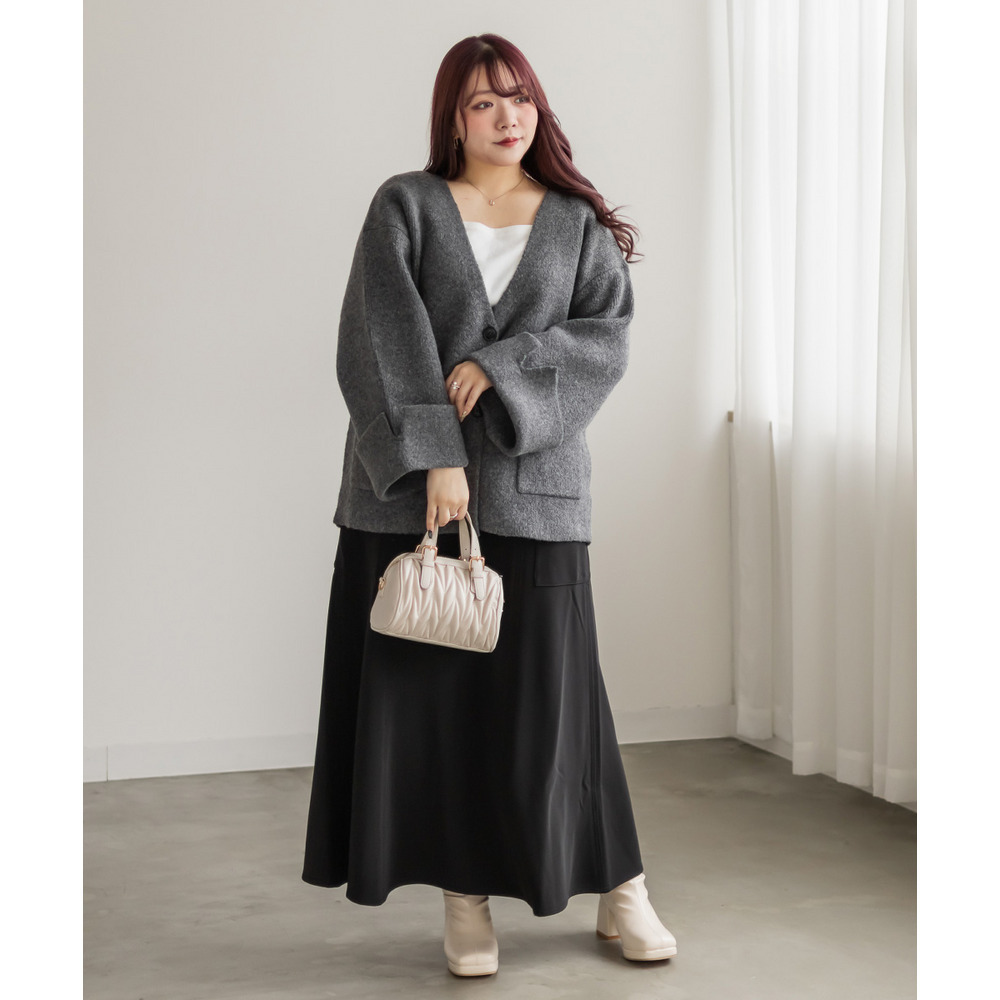 ワイドスリーブニットコーディガン2