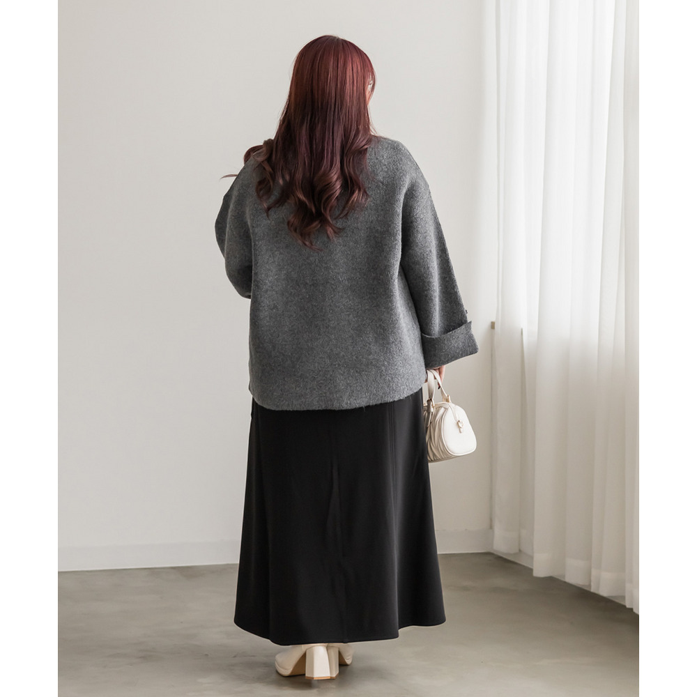 ワイドスリーブニットコーディガン3