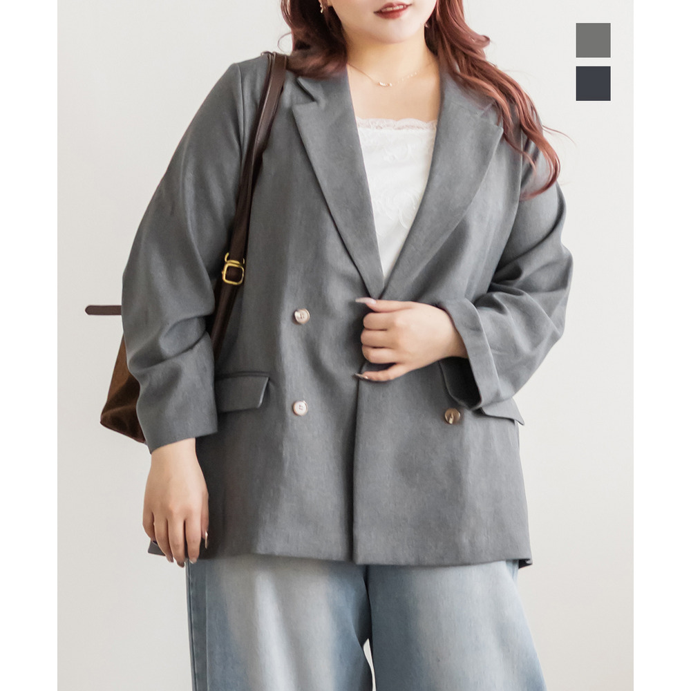 テーラードダブルジャケット1