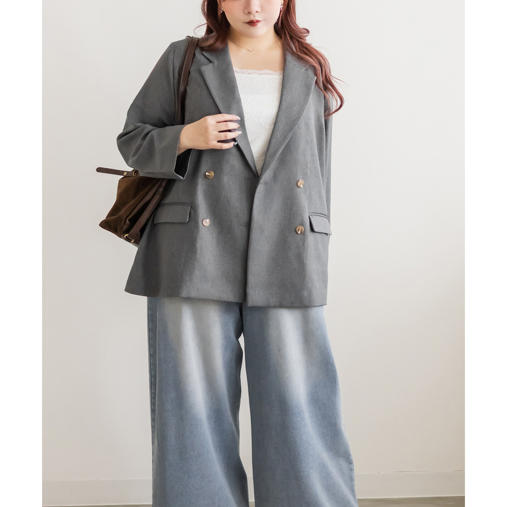 テーラードダブルジャケット3