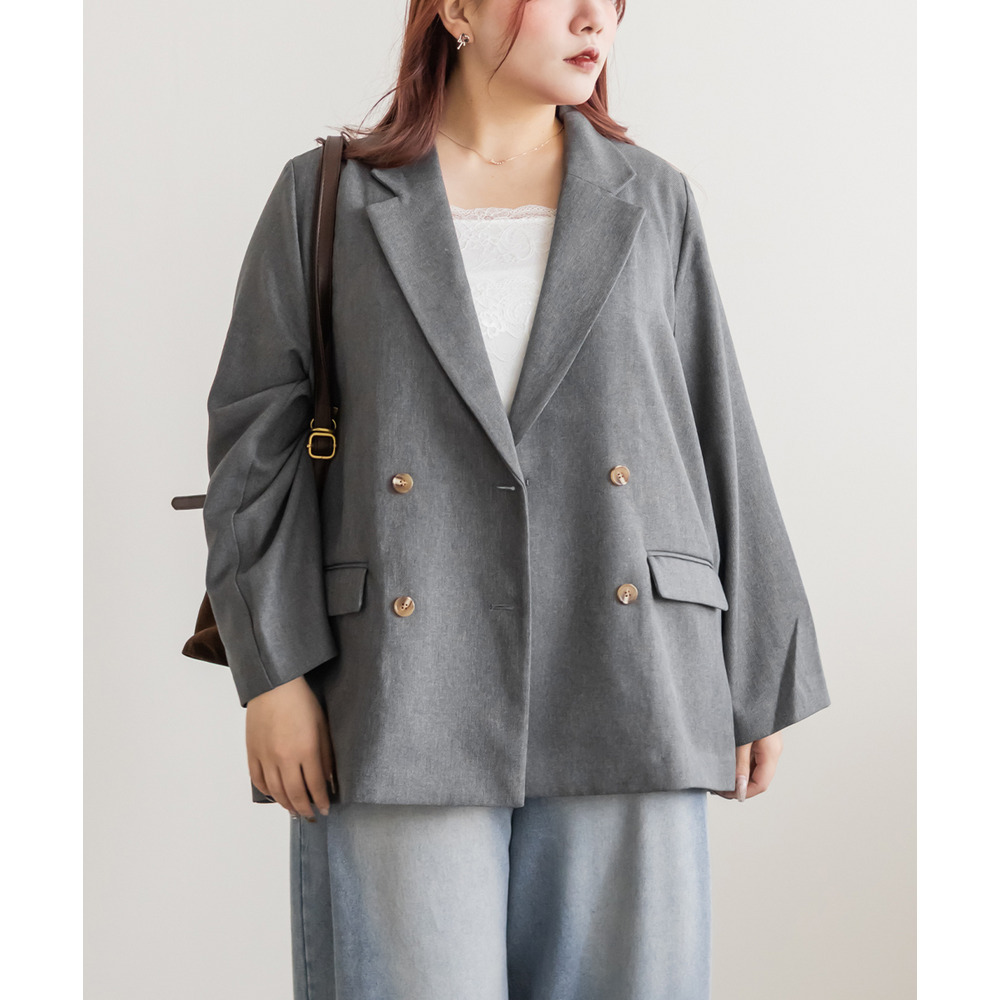 テーラードダブルジャケット1