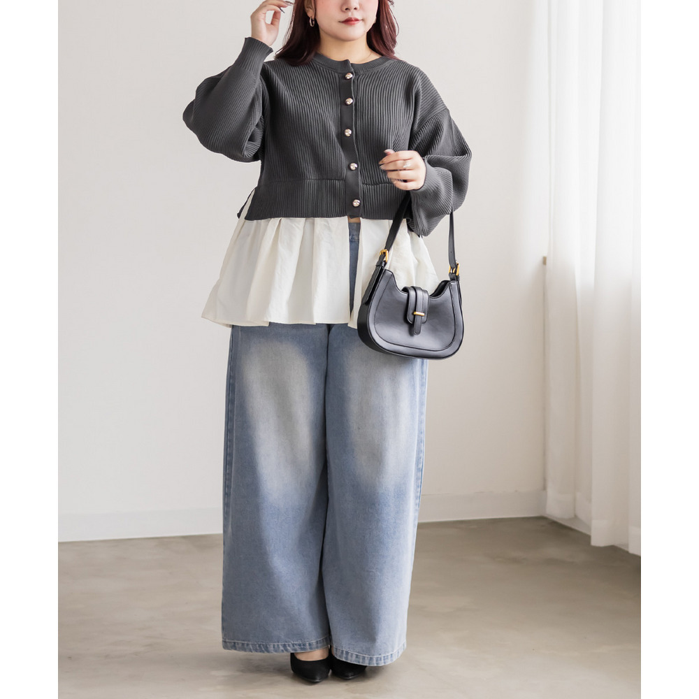 ドッキングニットカーディガン2