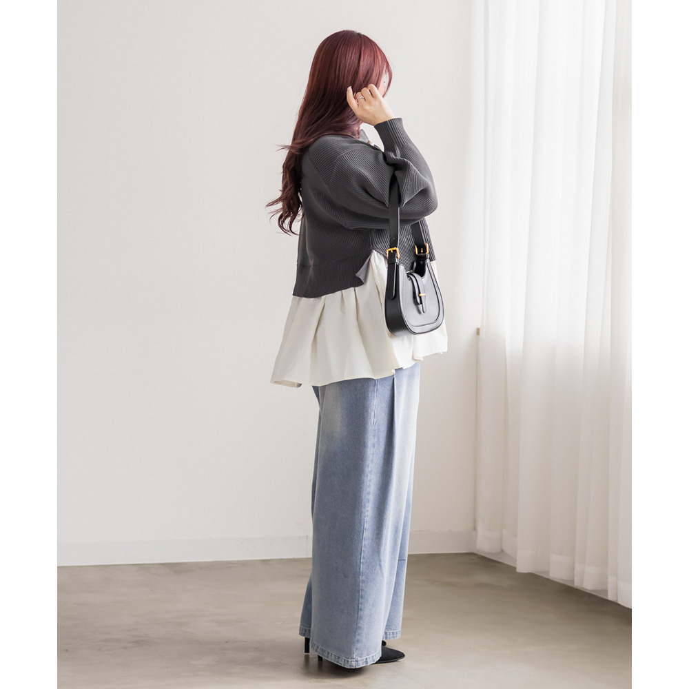 ドッキングニットカーディガン3