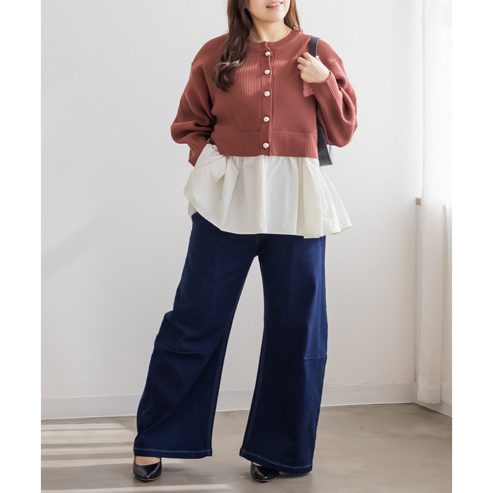 ドッキングニットカーディガン1