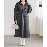 スエードポンチドロストワンピース