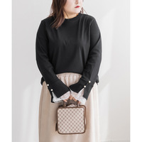 袖レースデザインプルオーバー