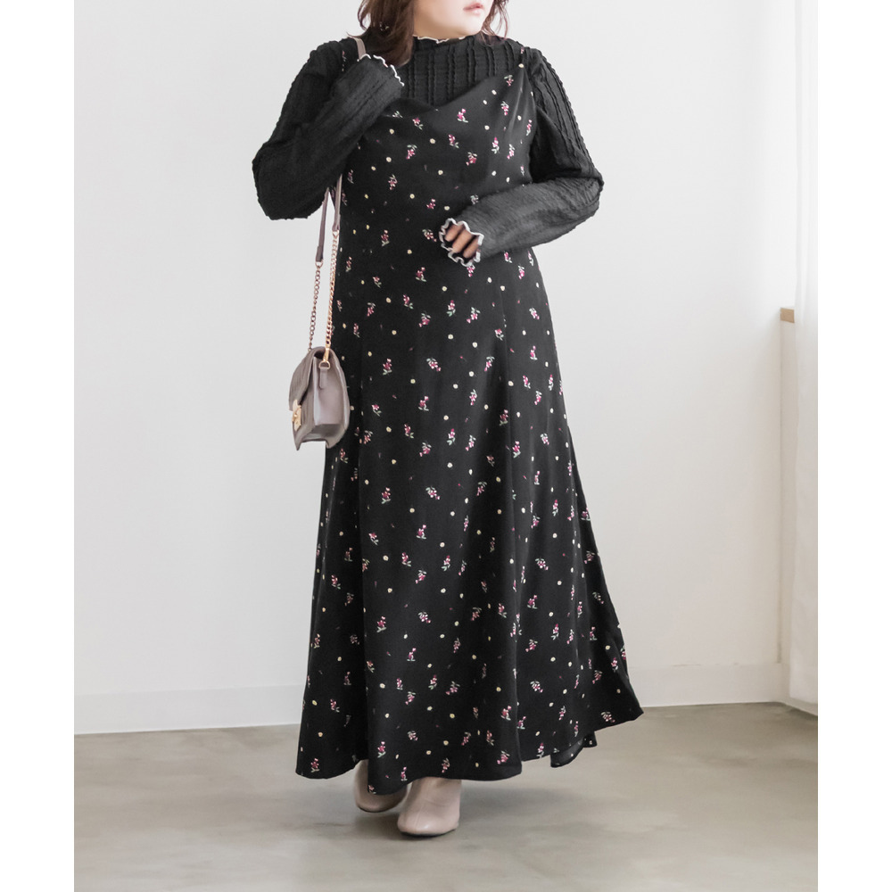 前後2WAYプチハイネック配色メロープルオーバー5