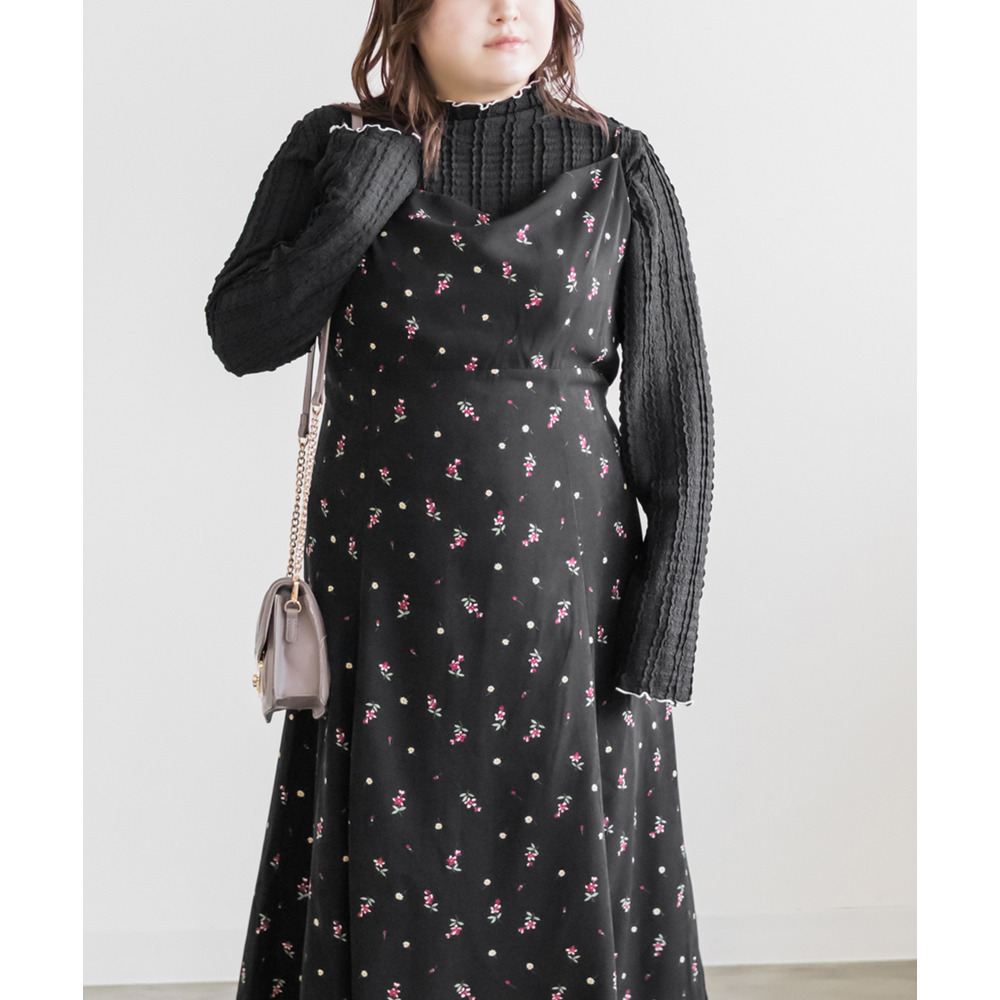 前後2WAYプチハイネック配色メロープルオーバー6