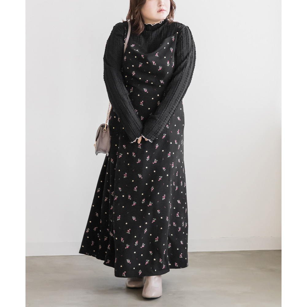 前後2WAYプチハイネック配色メロープルオーバー7