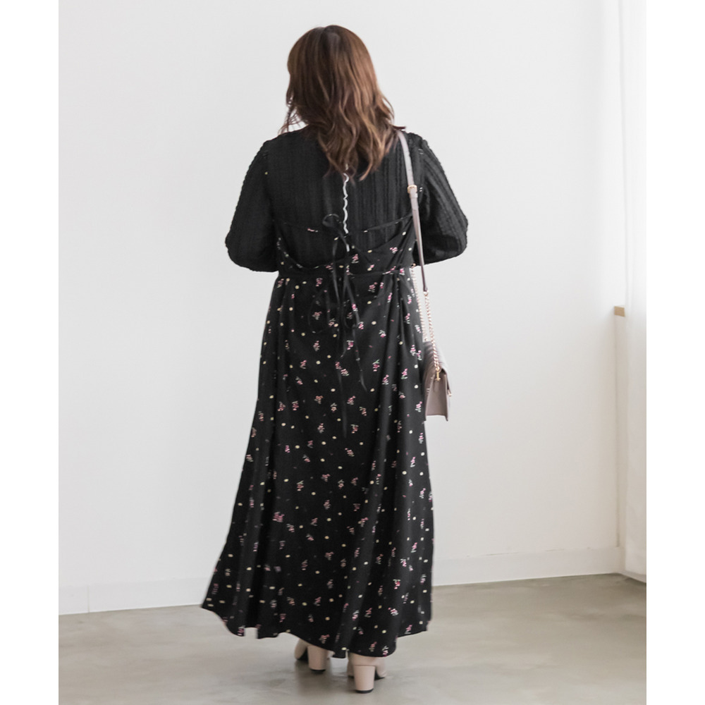 前後2WAYプチハイネック配色メロープルオーバー8