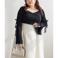 CLETTEオリジナル袖リボンハートネックカットソー