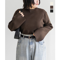 CLETTEオリジナルプチハイネックメローリブニット