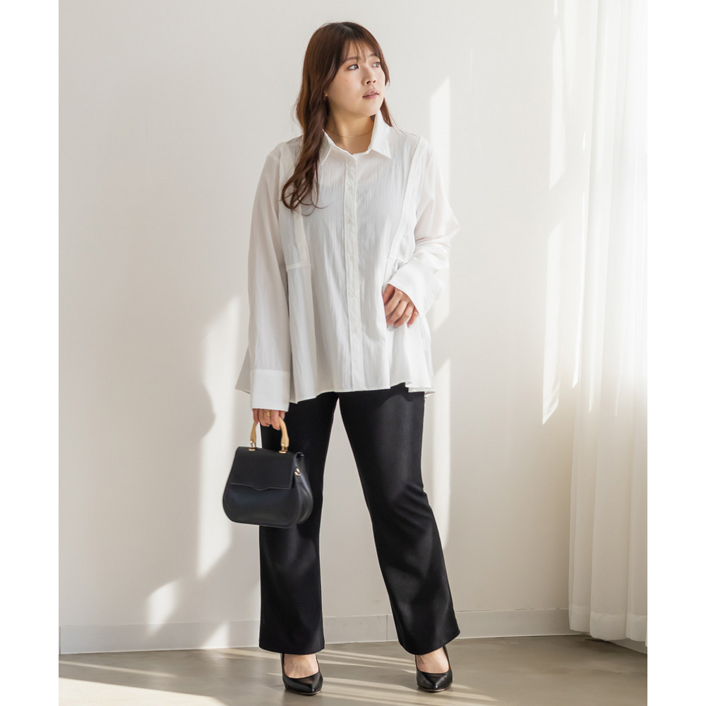 カットコール裏ベロアフレアパンツ2