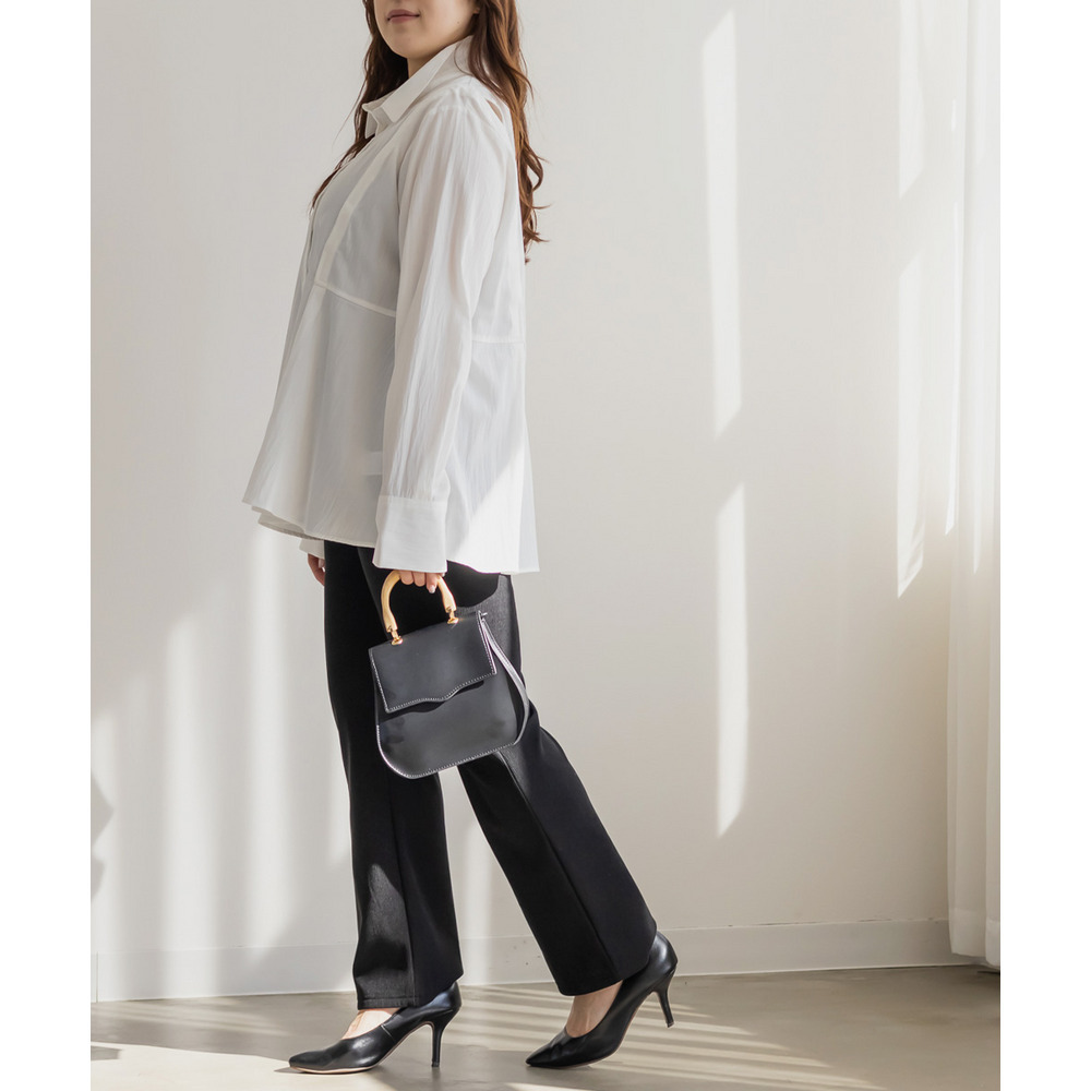 カットコール裏ベロアフレアパンツ3