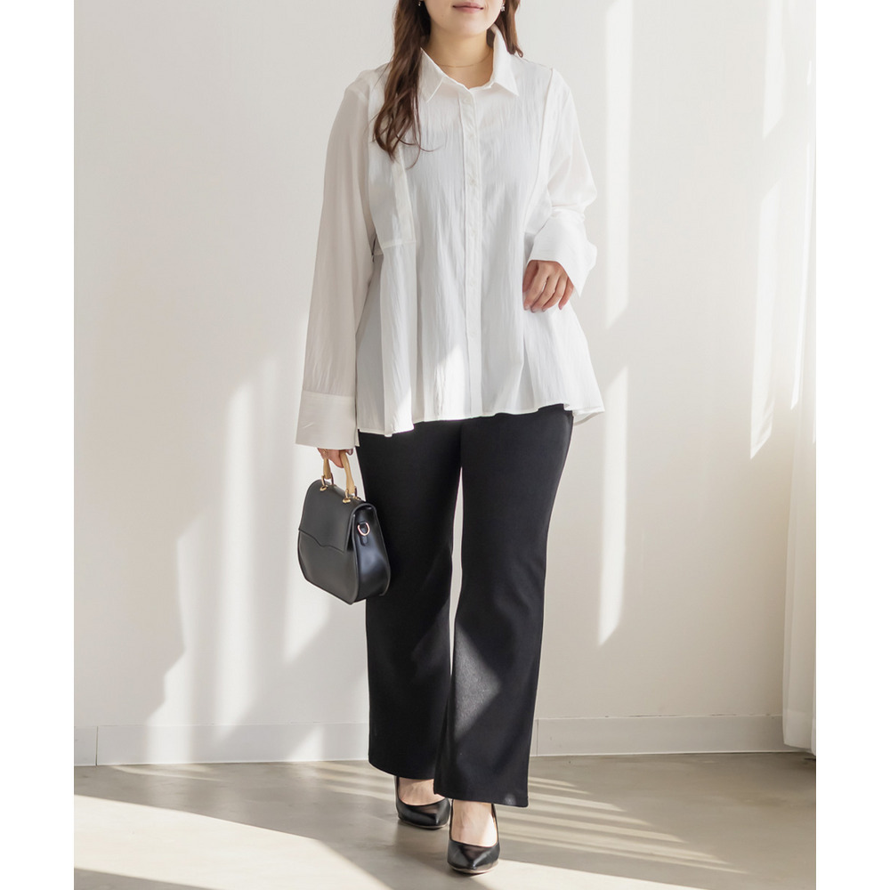 カットコール裏ベロアフレアパンツ4