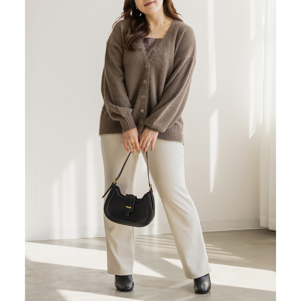 カットコール裏ベロアフレアパンツ8