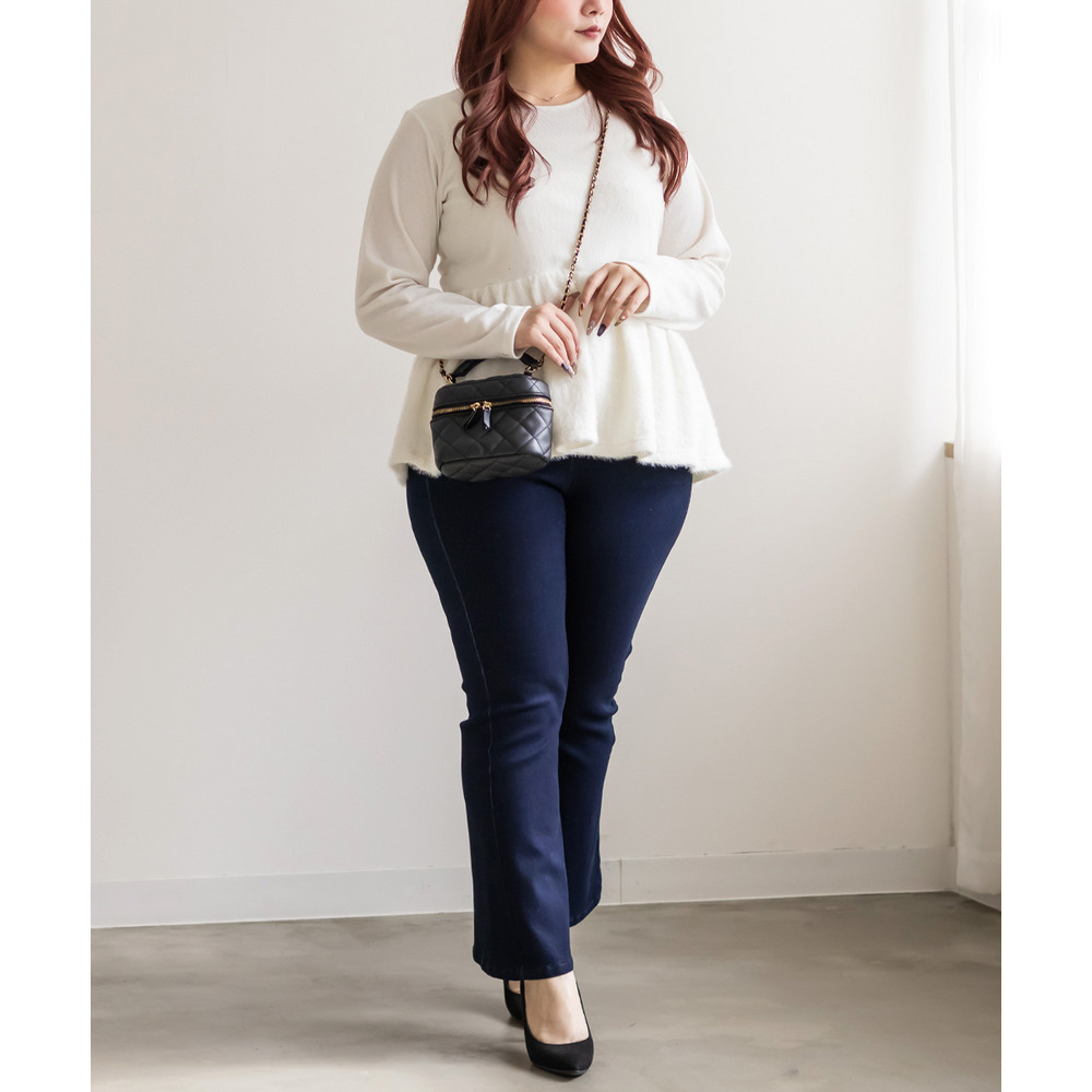 フェザードッキングペプラムトップス5