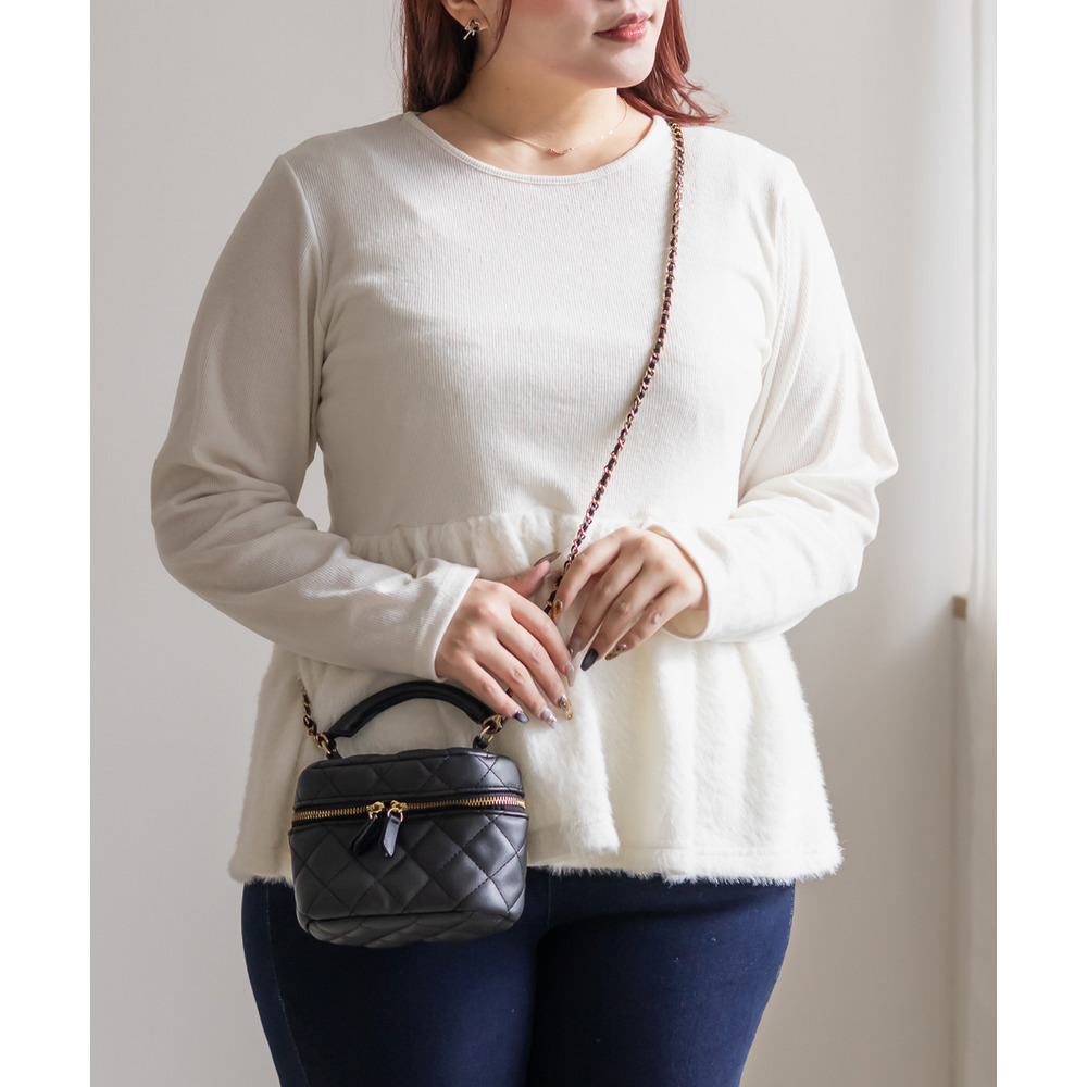 フェザードッキングペプラムトップス6