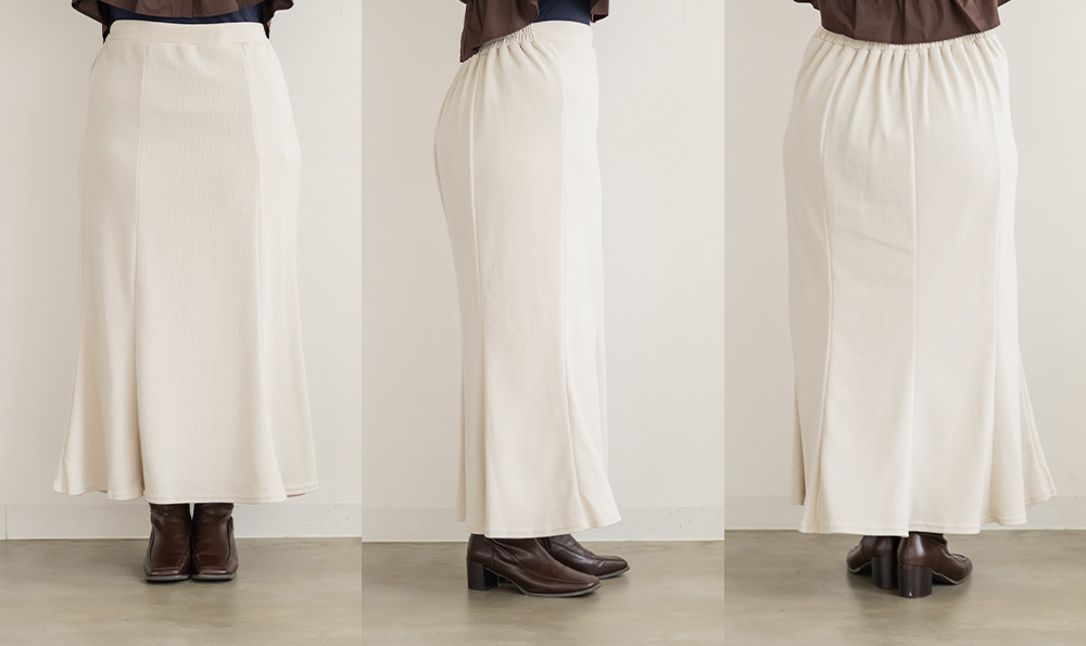 ウール調マーメイドスカート11