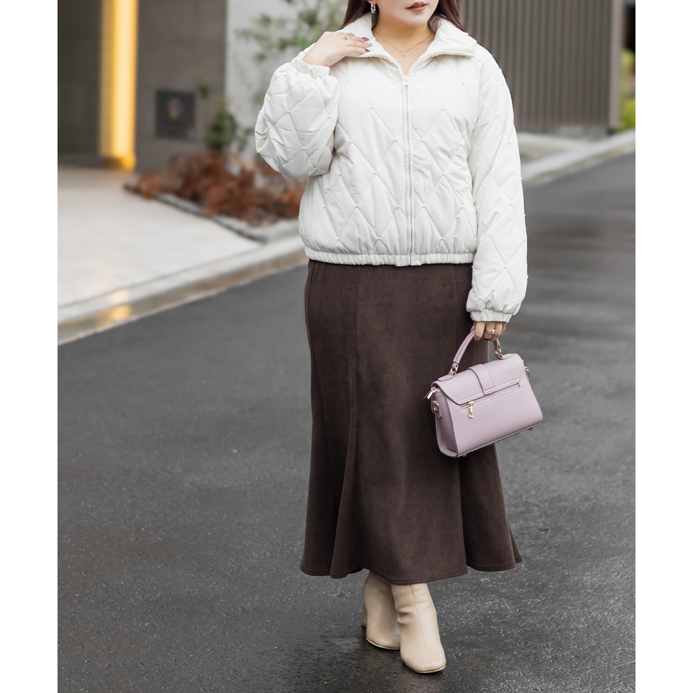 ウール調マーメイドスカート4