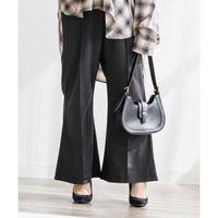 ウール調フレアパンツ