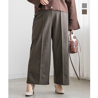 ヘリンボーンワイドパンツ