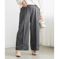ヘリンボーンワイドパンツ