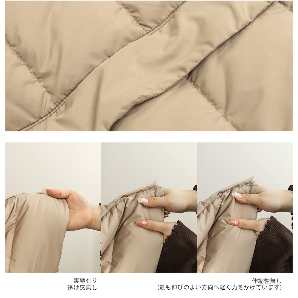 ファーフード付きロングコート13