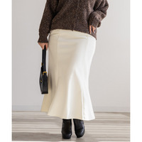 微起毛フリースボンディングマーメイドスカート