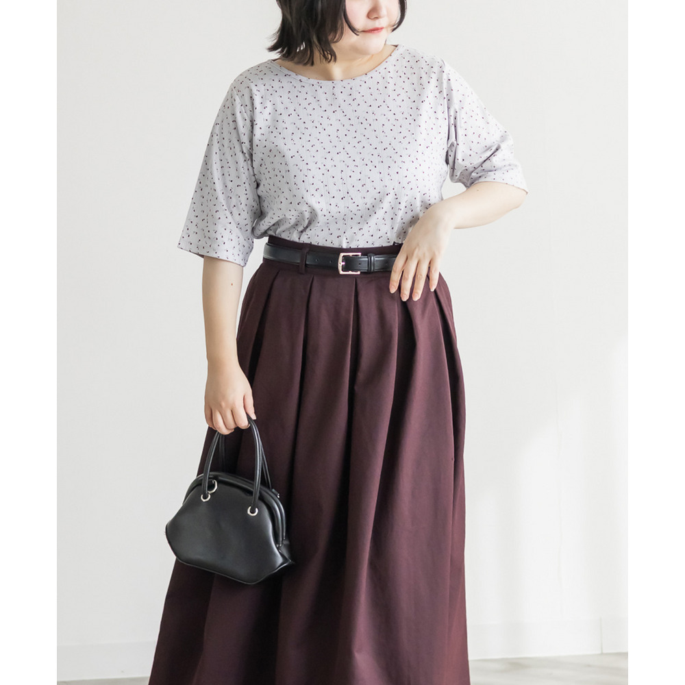 小花柄トップス&カーディガンセット8