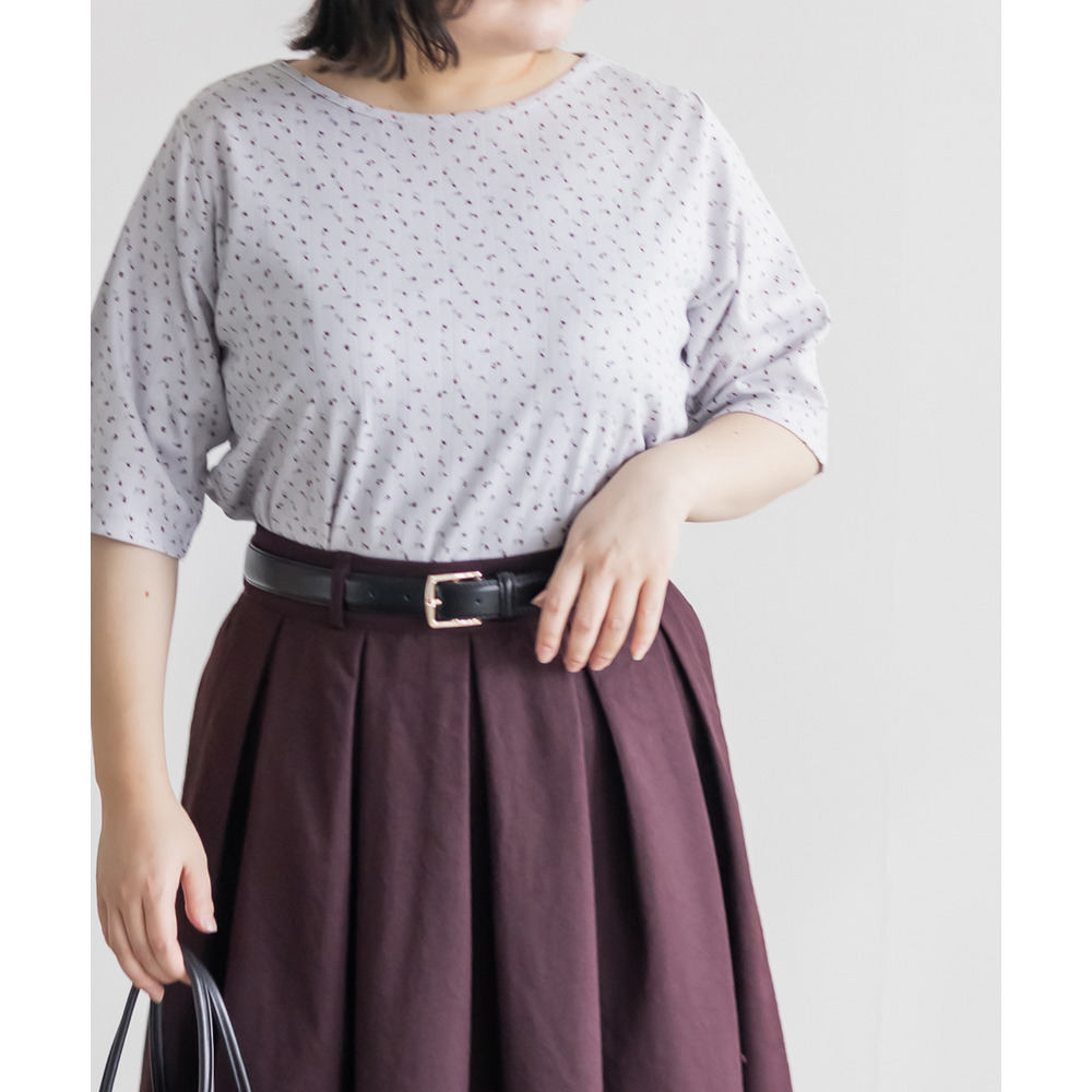 小花柄トップス&カーディガンセット9