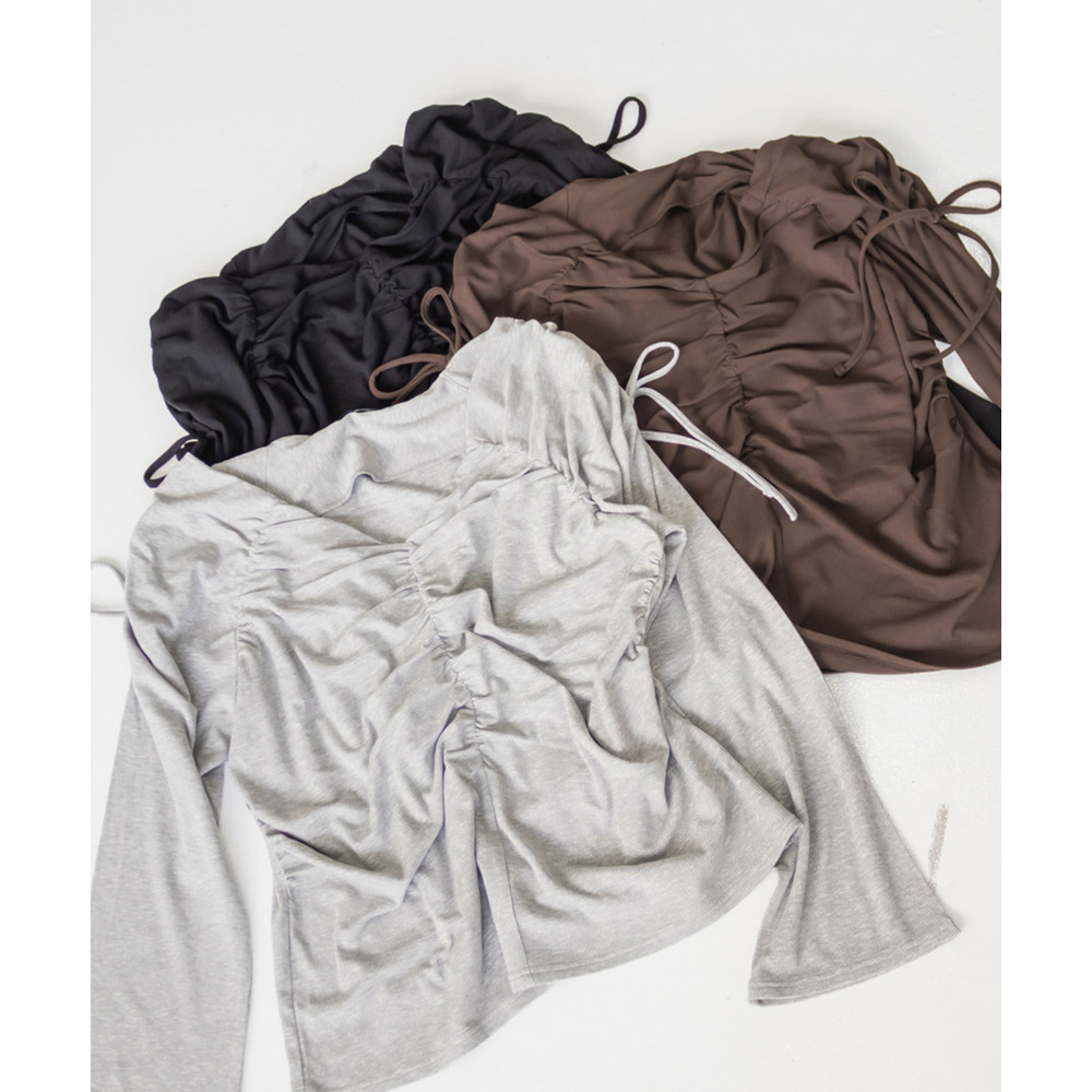 CLETTEオリジナルギャザーデザインカットソー12